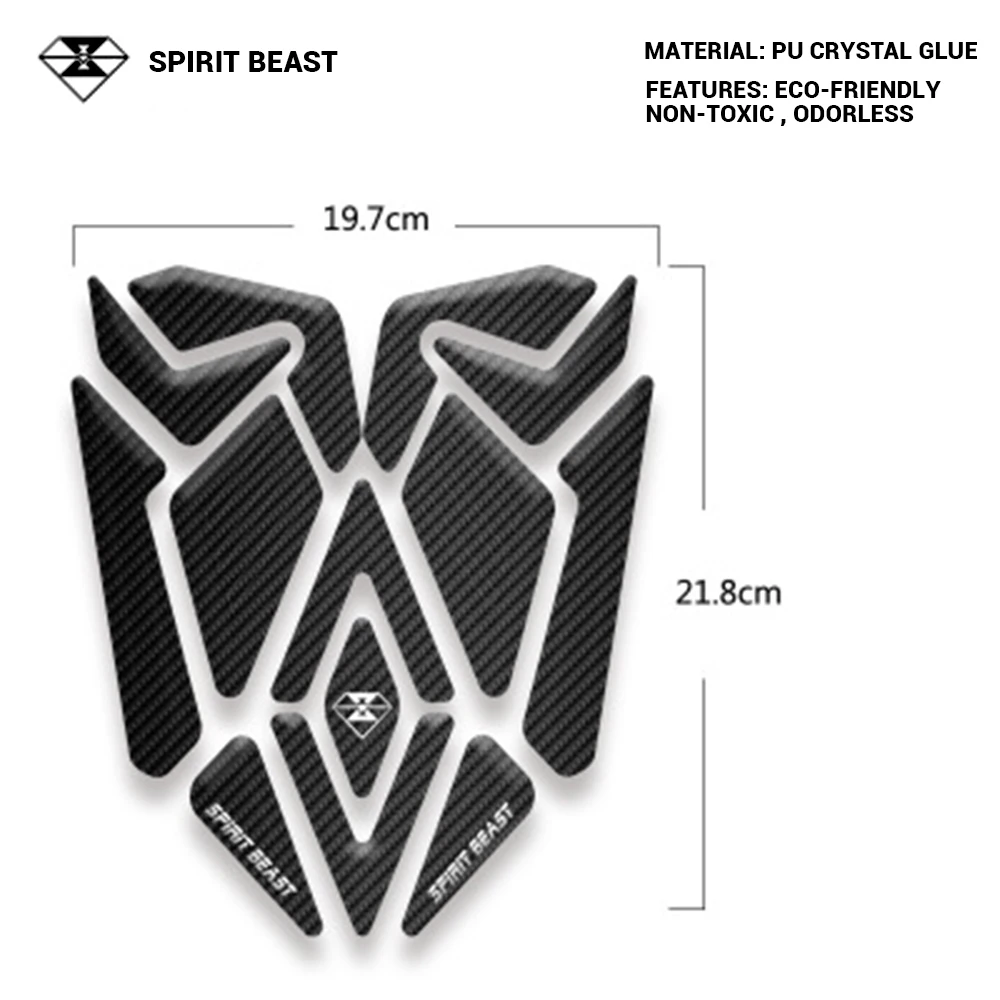 Стикер для мотоцикла SPIRIT BEAST Moto Feul Tank Pad rbike sticker s Moto Pegatinas Переводные картинки для мотоцикла - Цвет: P