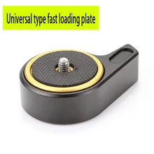 Наклон фотовспышка с универсальной быстрая пластина установленная база 1/4 Универсальный штатив SLR камера оборудование группа