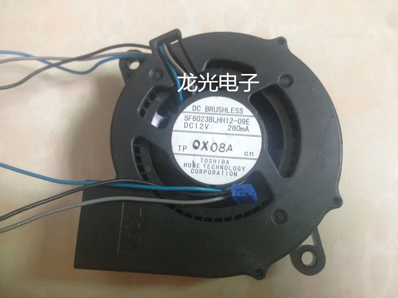 

SF6023BLHH12-07E DC 12V 280MA 60x60x23 мм 3-проводной Вентилятор проектора сервера