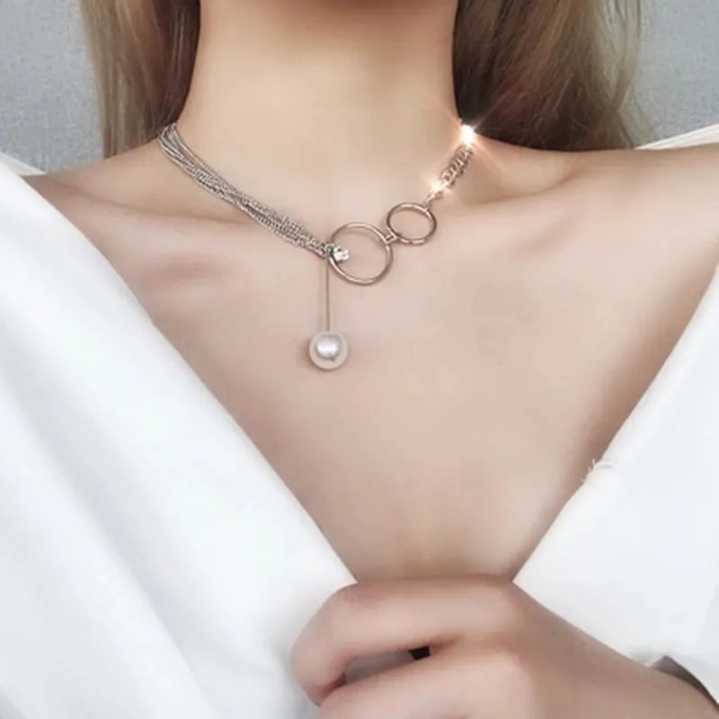 Новая мода женщин ювелирные изделия Чокер ключицы цепи Женский Южная Корея Короткий шею ожерелье для женщин