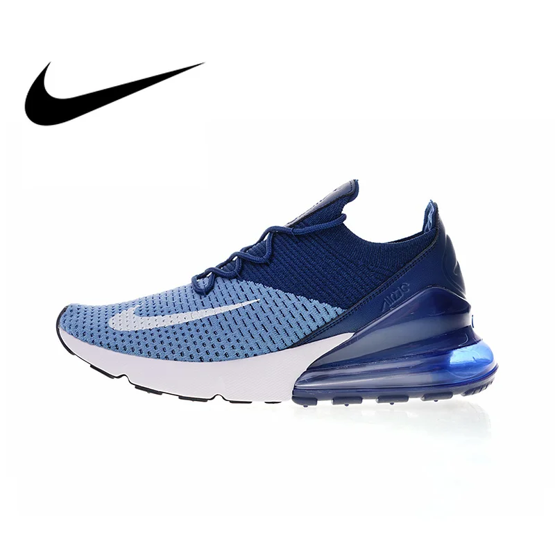 

Original Authentic Nike Air Max 270 Flyknit Men's Comfortable Running Shoes Sport Outdoor Walking Sneakers Breathable AO1023
