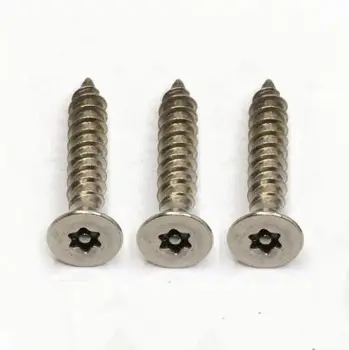 

Stainless Steel M4.8 Torx Socket Countersunk Head With Tapping Screws M4.8 x 19mm 30Pcs