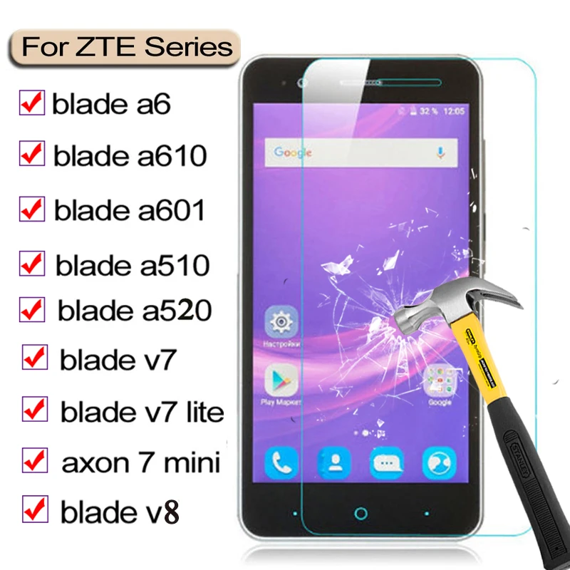 Для Zte Blade A6 стекло для V7 Lite защита экрана A610 A510 A520 A601 V8 axon 7 мини закаленное