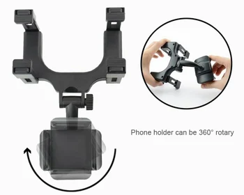 

Rotary Car rearview mirror Mounts Mobile Phone Car Holders Stands For Sony Xperia XZ Premium,Xperia XZs,Doogee Dagger DG550