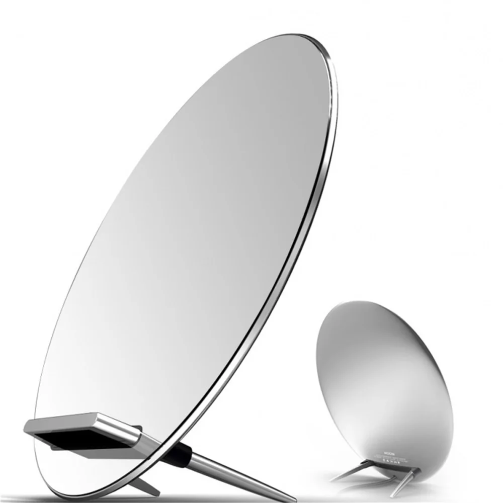 Wireless Charger W7 Mirror Edition Mobile Phone Holder Flat Metal Qi Standard Fast Charging for iPhone X Samsung Galaxy Note8