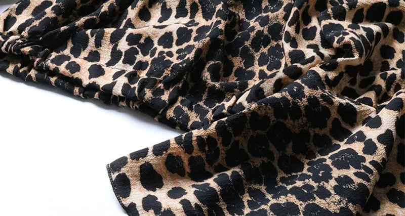 Gladiolus Off Shoulder Spring Autumn Blouse Women 2019 Flare Sleeve Sexy Leopard Print Crop Top Shirt Women Blouses Ladies Tops (24)