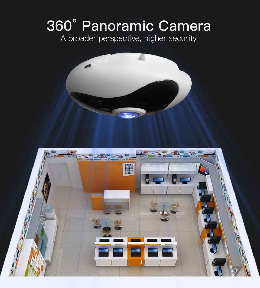 SDETER 360 градусов 1080 P 960 Беспроводной CCTV IP Камера охранных Камера WI-FI панорамный ИК Ночное видение Камеры Скрытого видеонаблюдения WI-FI
