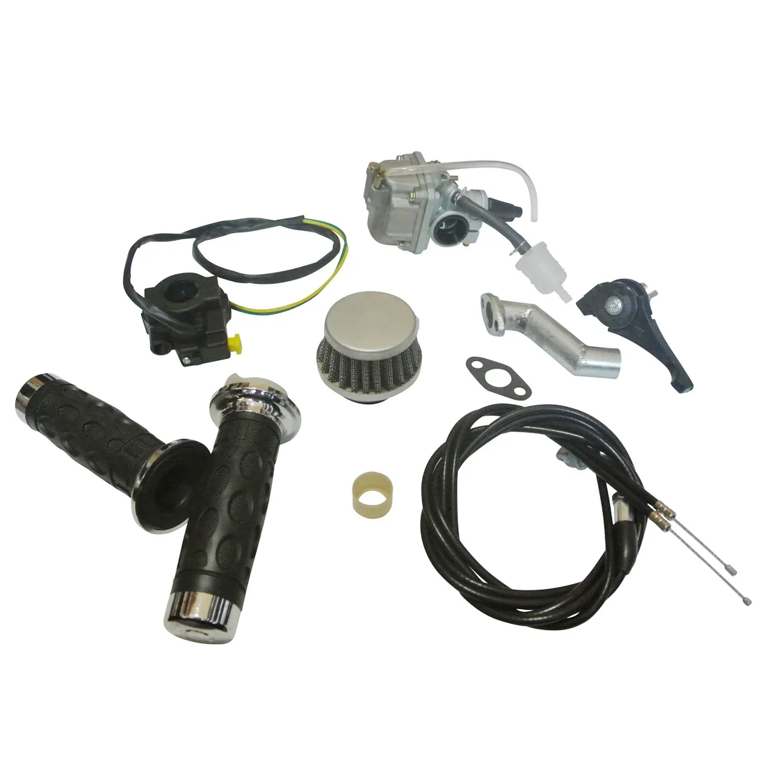 Carburettor &Short Offset Intake Manifold Kit For 80cc Motorized