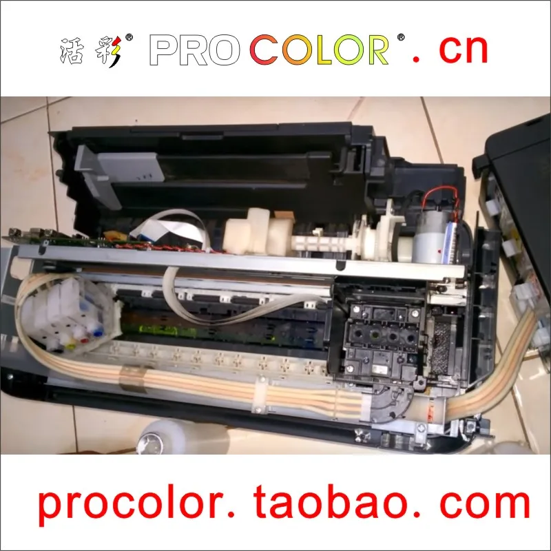 PROCOLOR 4 бутылки печатающая головка чистящая жидкость для Epson Canon hp текстильные чернила пигмент УФ-отверждаемый светодиодный чернила с инструментами