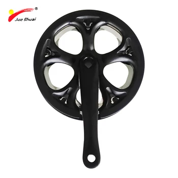 

Jueshuai 48T Crankset Fixed Gear Single Speed BMX MTB Parts Sprocket Narrow Wide Cubiertas Bicicleta mtb Bicycle Accessories