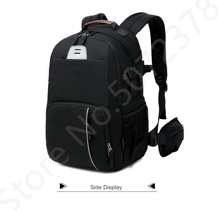 Professional Photography Padded Backpack Nylon Anti-theft SLR 15.6'' Laptop Bag Digital Shoulders Camera Lens Case