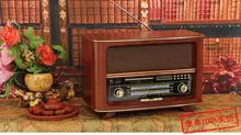Wooden Classical CD player FM Radio MP3/SD/USB/Bluetooth/RCA/AUX Speaker