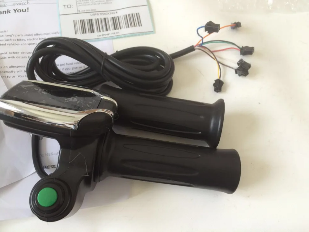 Top twist throttle with lock/key&24v36v48v60v72v LCD display+battery indicator electric bike accessory MTB tricycle scooter parts 6 Top twist throttle with lock/key&24v36v48v60v72v LCD display+battery indicator electric bike accessory MTB tricycle scooter parts 6