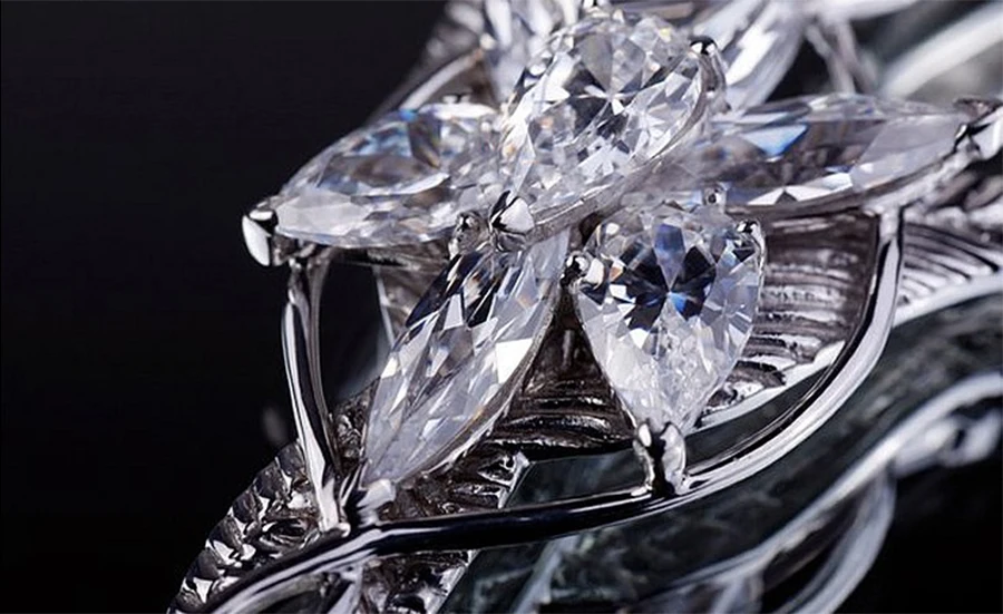 Высококачественное серебряное ожерелье LOTR S925 с подвеской Arwen Evenstar подарок на
