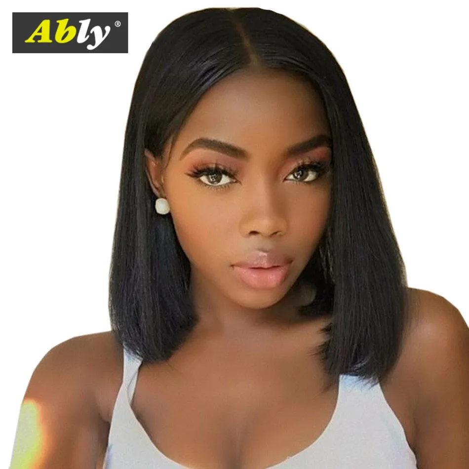 Buy Lace Front Human Hair Bob Wigs Brazilian Remy