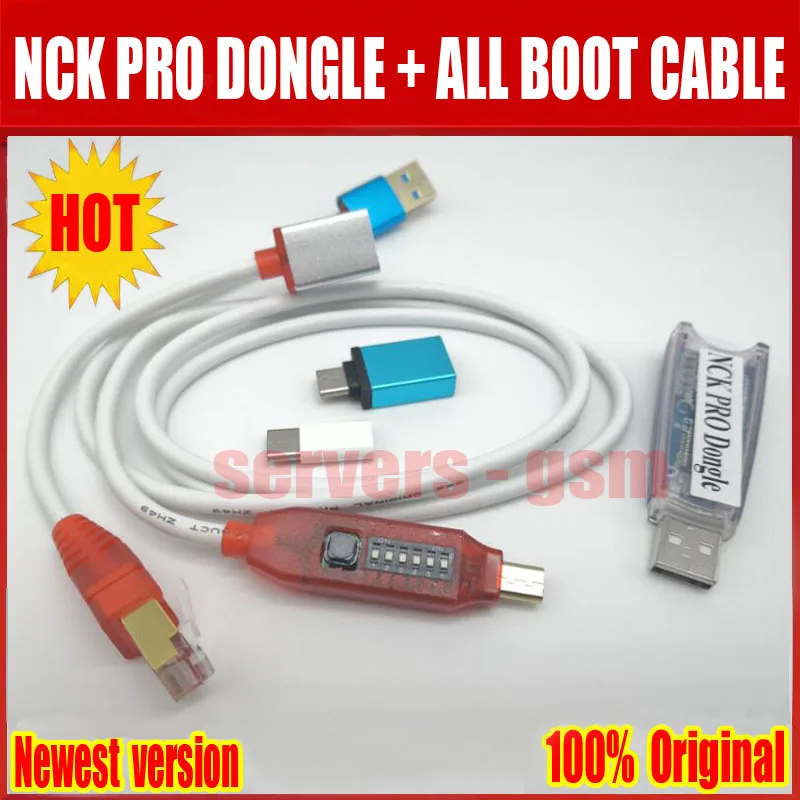 

2019 Newest Original NCK Pro Dongle NCK Pro2 Dongl +ALL BOOT CABLE ( NCK DONGLE+UMT DONGLE 2 in1 ) Free Shipping