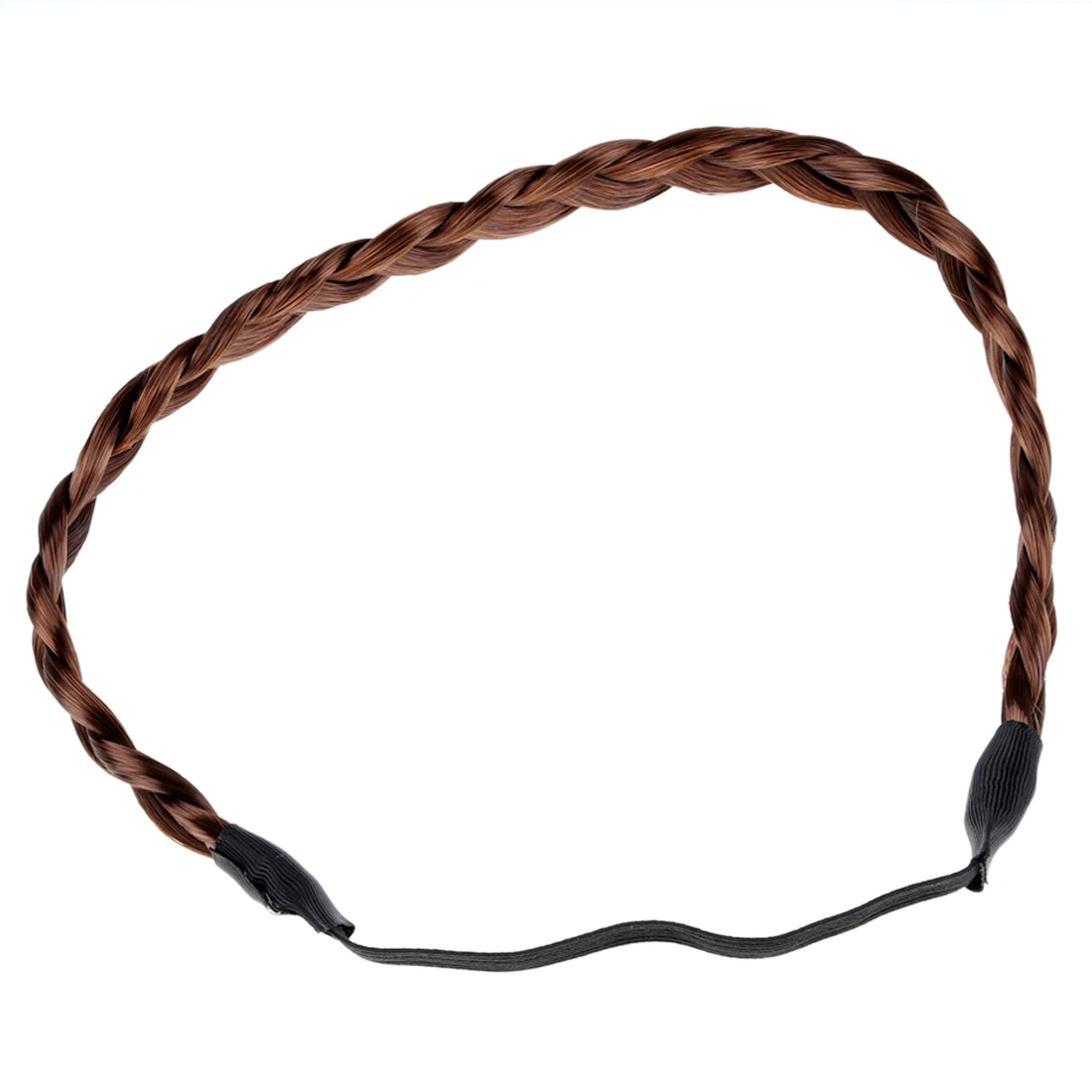 Hair Braids Braided Headband Fashion Plaits Hairband Bands - Light Brown