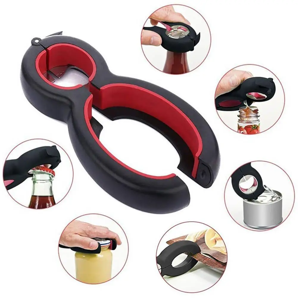 

30# Multi-Function Drinks Bottle Side Cut Manual Can Opener Gripper Can Wine Beer Kitchen Gadget Tool