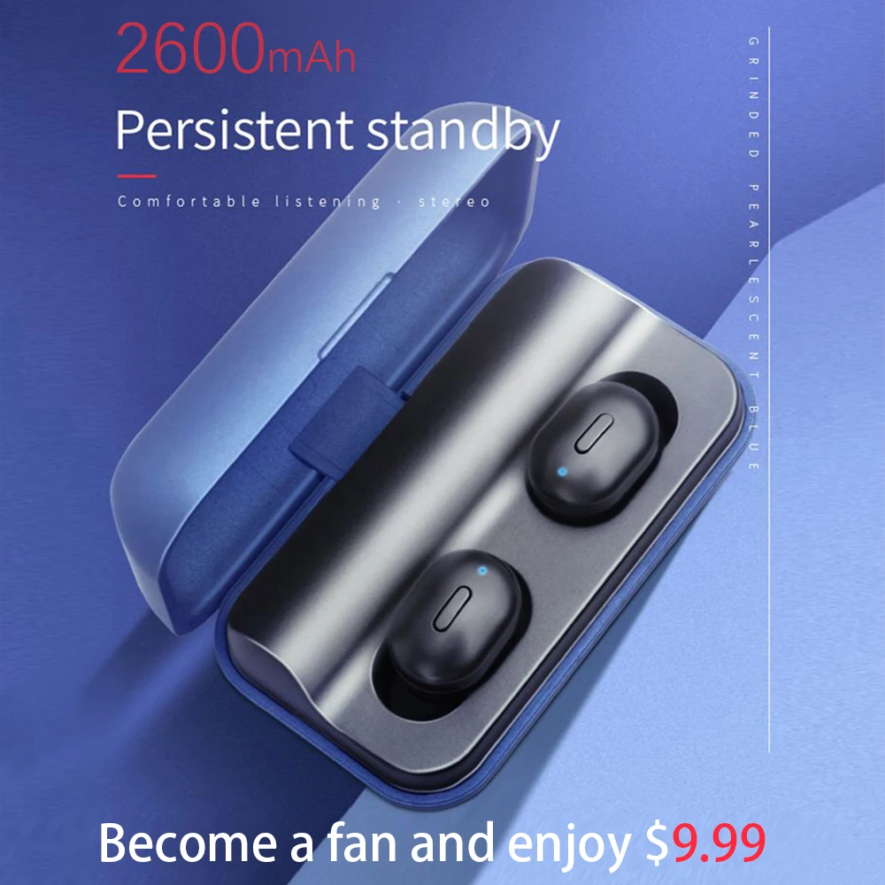 LAUMOX Bluetooth наушники TWS T1 Pro гарнитура 5 0 беспроводные 3D стерео Handsfree с микрофоном