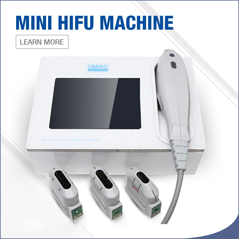 

New Mini Hifu Handheld Portable High Intensity Focused Ultrasound Hifu beauty equipment For Wrinkle Removal Face Lifting