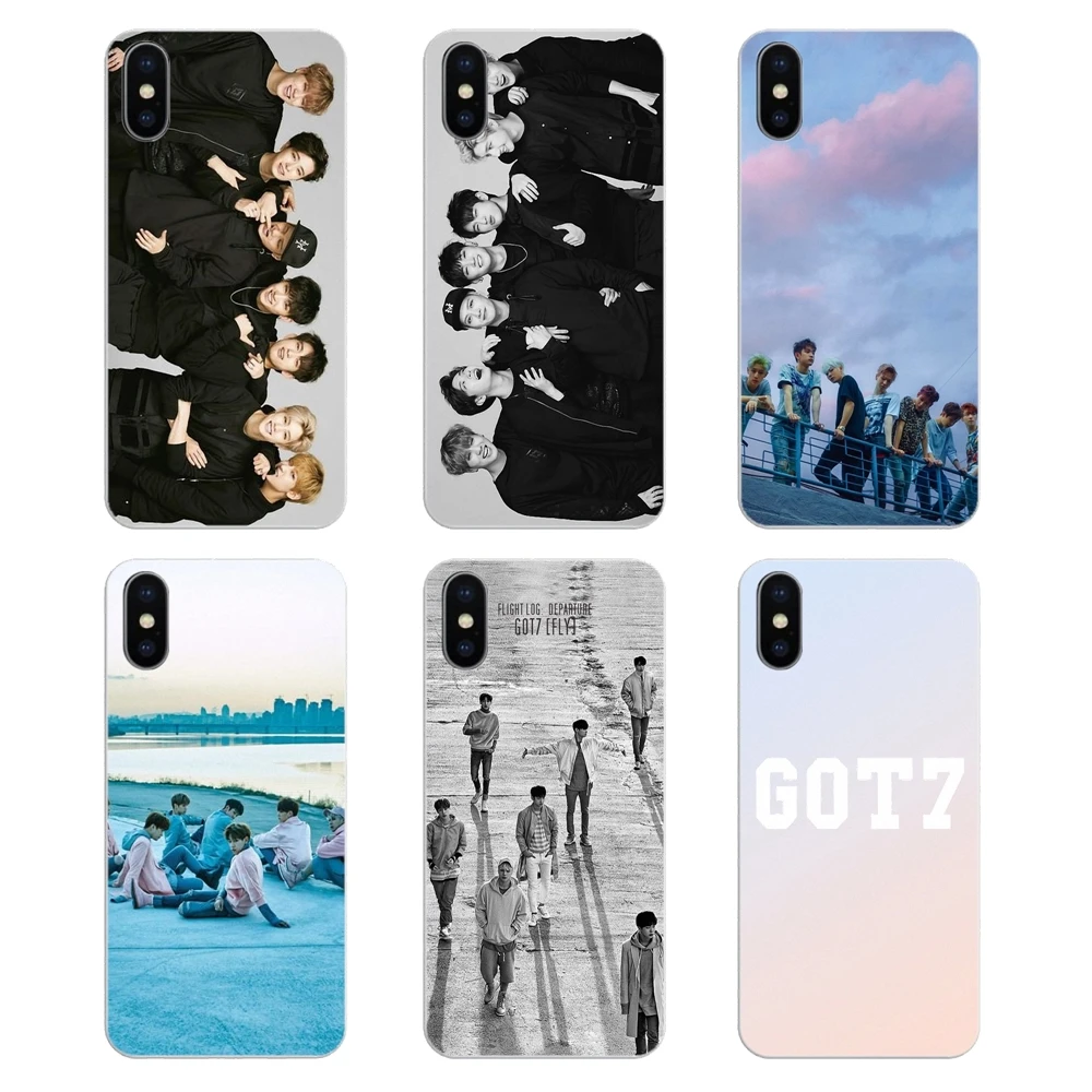 Прозрачный чехол из ТПУ для Motorola Moto X4 E4 E5 G5 G5S G6 Z Z3 G3 C Play Plus got7 kpop Korea Boy Band Girl jackson Print |