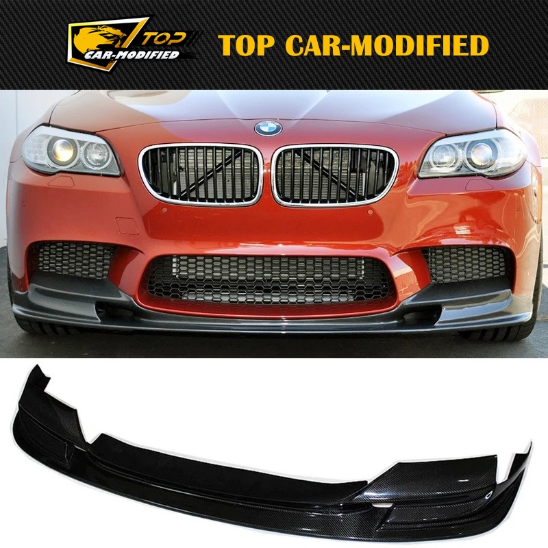 

Free shipping F10 M5 carbon fiber lip F18 diffuser car front splitter for BMW 5 series F10 F18 2010up