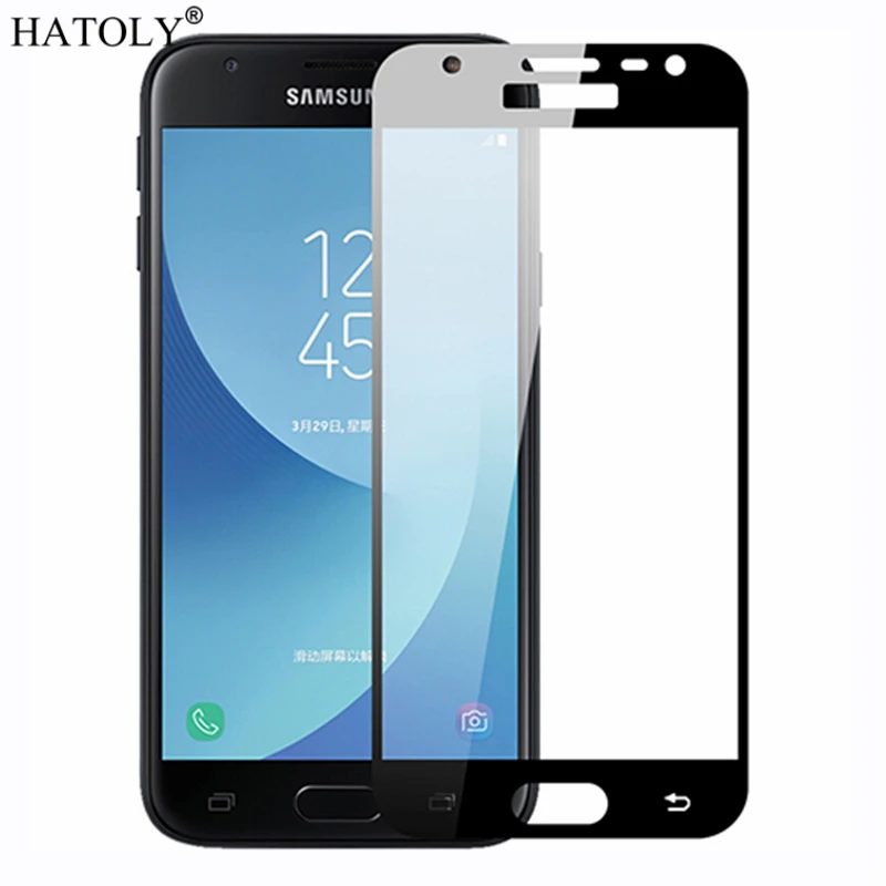 For Tempered Glass Samsung Galaxy J2 Pro 2018 Glass Full Cover Film