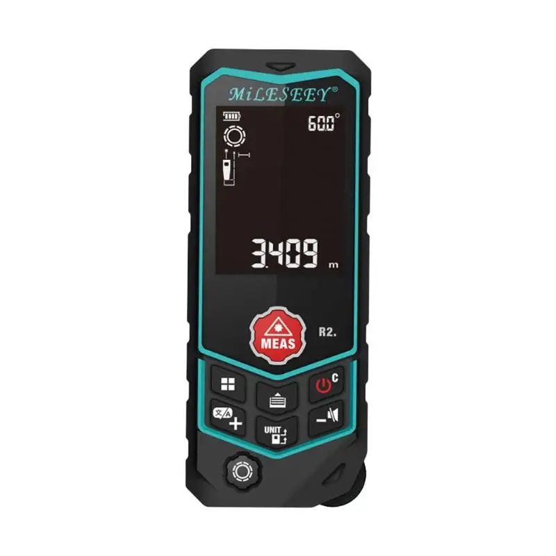 

Mileseey R2 Voice Handy Range Finder Infrared Laser Rangefinder Rechargeable Range Tape Distance Measure Meter