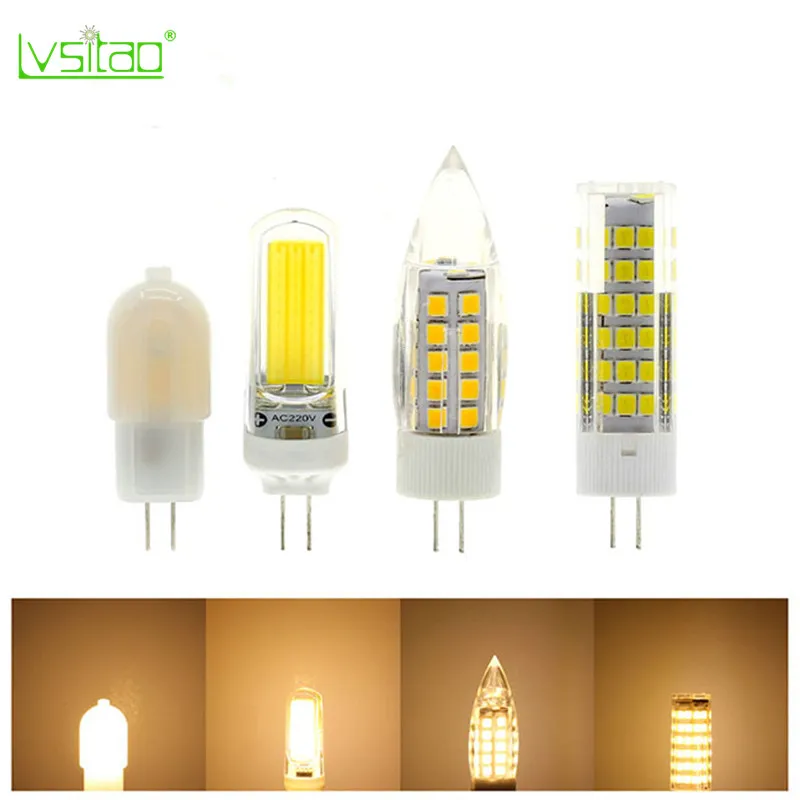 

G4 LED Lamp Mini LED Bulb AC220V AC/DC12V corn light SMD bulb 2835 1w Spotlight Chandelier Super bright to Replace Halogen Lamps