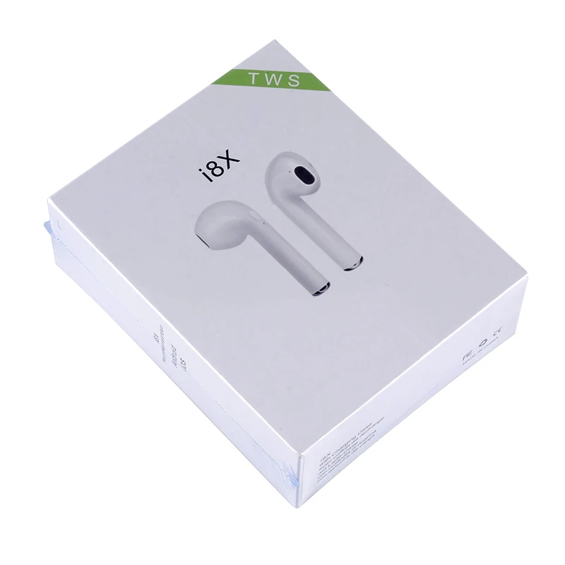 

i8x TWS Wireless Headphones Bluetooth Earphone Stereo Earbud Headset with Charging Box for Iphone Android Smart Phone
