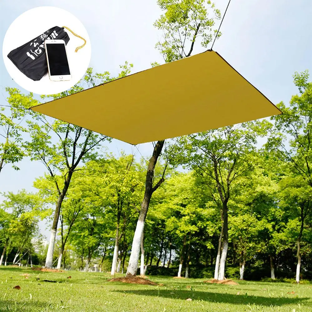 1pc Square Shade Screen Waterproof Camping Mat Camping Cloth Portable Practical Outdoors Shade Sail Shelter Tent Cloth Awning 1pc Square Shade Screen Waterproof Camping Mat Camping Cloth Portable Practical Outdoors Shade Sail Shelter Tent Cloth Awning