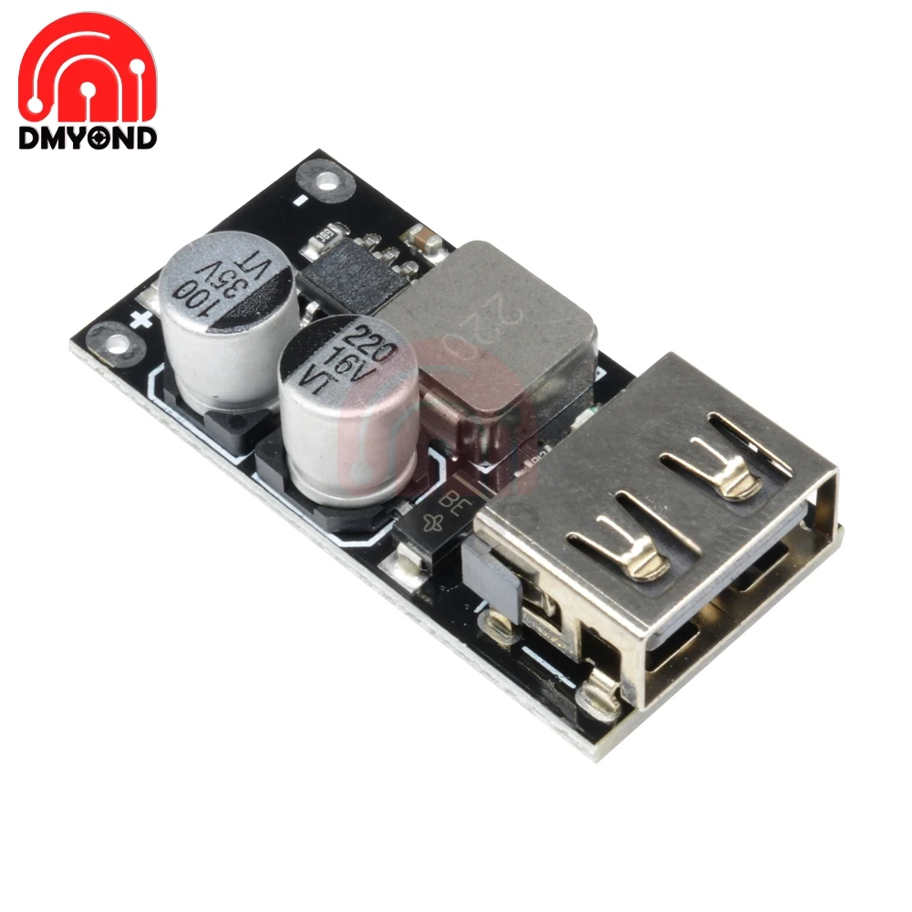 QC3.0 QC2.0 DC-DC Buck Converter Charging Module USB 6-32V 9V 12V 24V to Fast Quick Charger Circuit Board 3V 5V 12V Step down