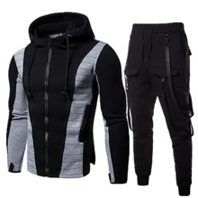 Брендовый мужской спортивный костюм, весенне-осенняя зимняя куртка+ штаны, толстовка, 2 предмета, толстовки, спортивный костюм, пальто, спортивная одежда