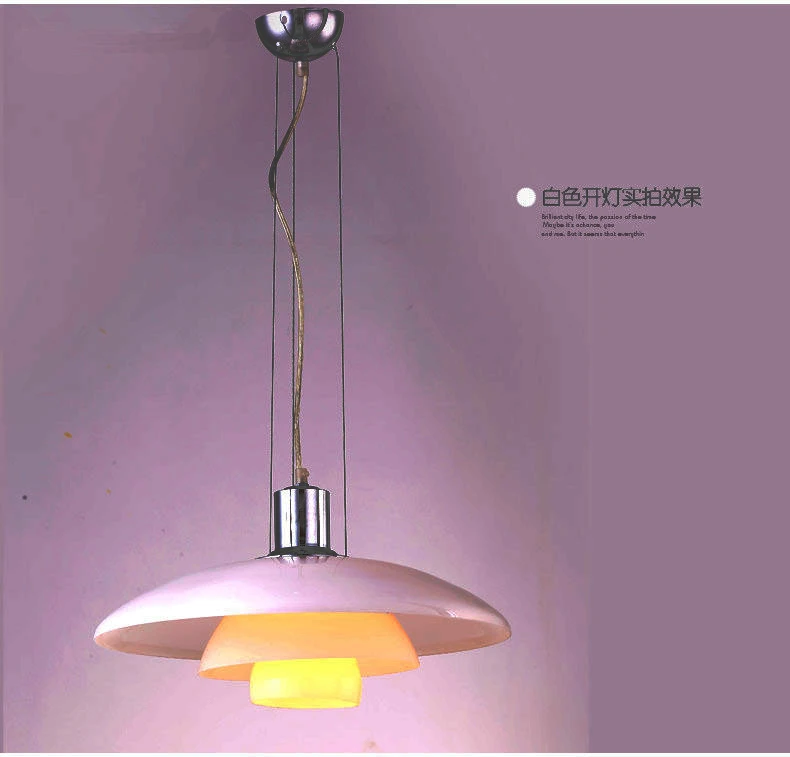 Молочный подвесной светильник из стекла, Датский дизайн, подвесной светильник для ресторанов, спальни