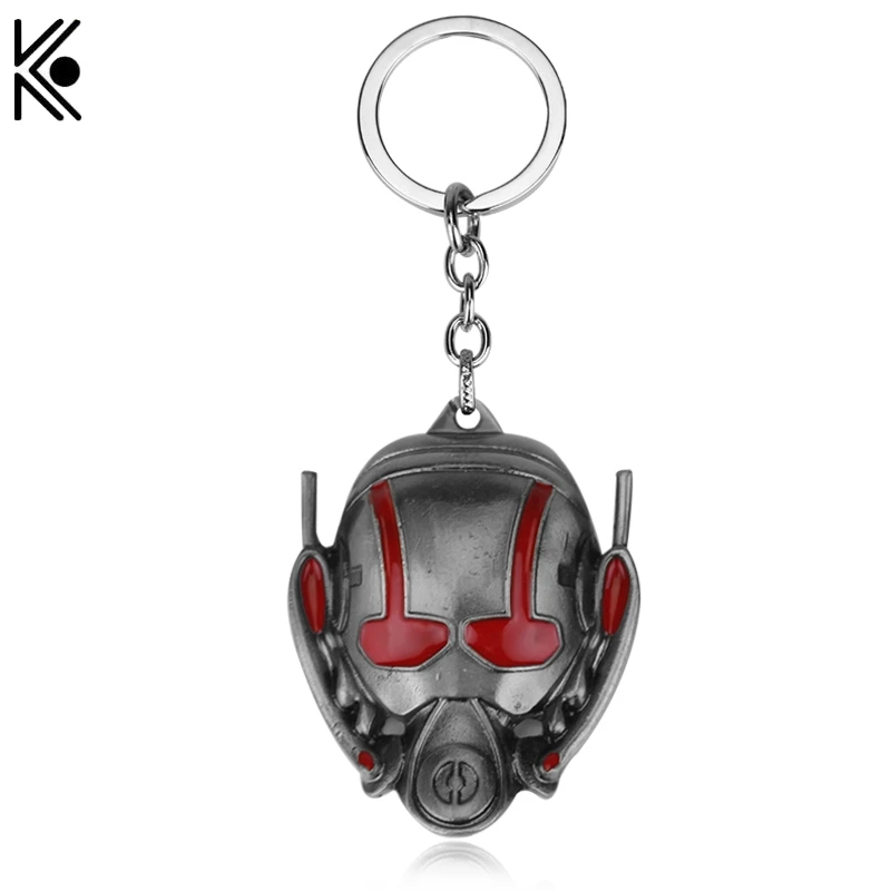 

New design Superhero Ant man Antman Mask Pendant Keychain High quality porte clef jordan keychain men gift free shipping