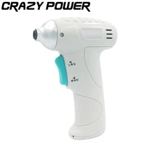 CRAZY POWER 6V 200rpm + 5pcs Bits Battery Mini Cordless Electric Drill Screwdriver Bit Set Household Mini Drills Power Tools