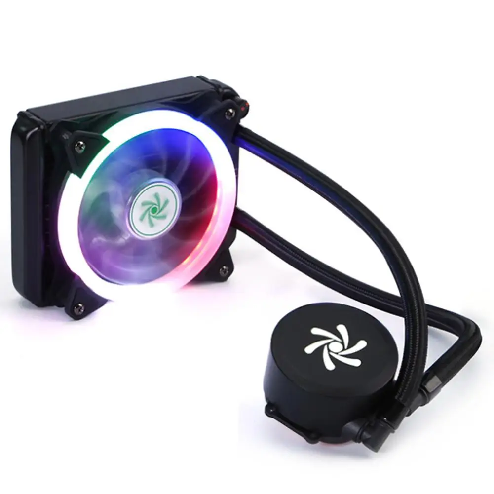 

New 3 Colors LED Light CPU Fan Cooler Heatsink Cooling Radiator for Desktop Computer
