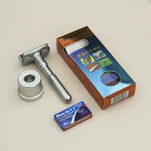 MINGSHI Full Zinc Alloy Safety Razor For Men Adjustable 1-6 Files Close Shaving Classic Double Edge Razors MINGSHI Full Zinc Alloy Safety Razor For Men Adjustable 1-6 Files Close Shaving Classic Double Edge Razors