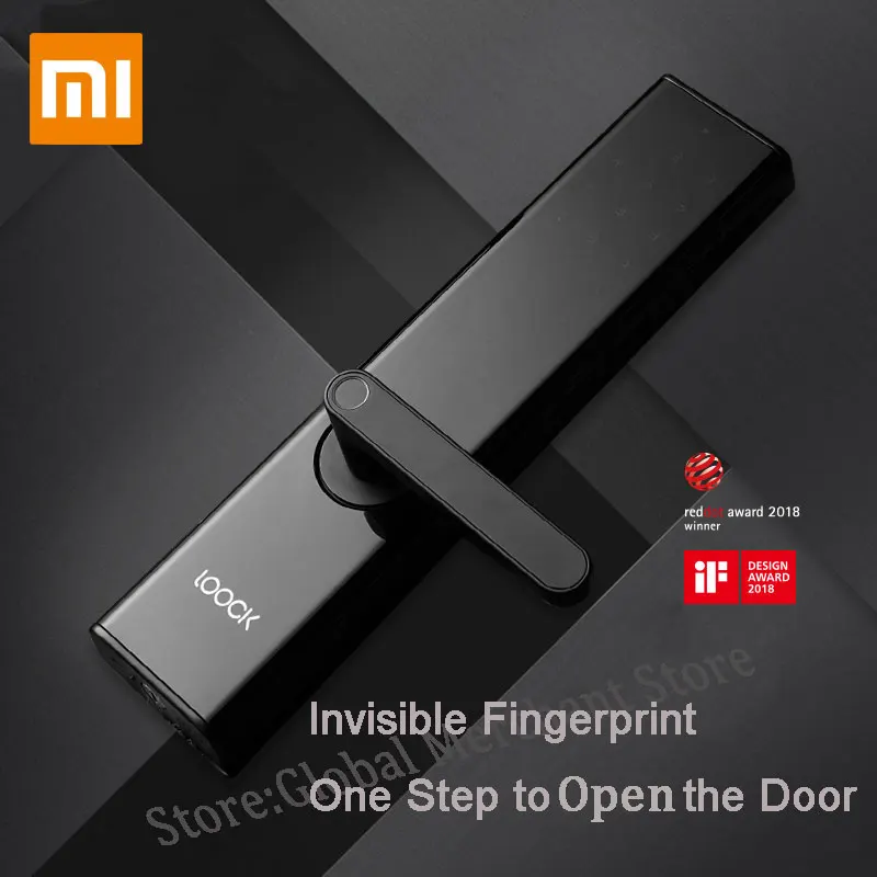 

Mijia LOOCK Luke Q2 Smart Fingerprint Lock Key/APP Control/Home Security