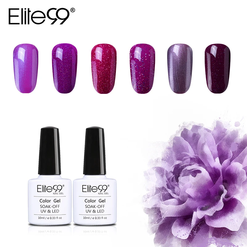 

Elite99 10ml Nude Purple Color Gel Nail Polish Soak Off Nail Gel Polish Long Lasting Nail Art Gelpolish Any 48 Colors Wholesale