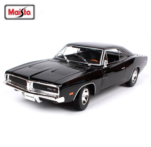 Новое поступление Maisto 1:18 1969 DODGE зарядное устройство R/T мускул старая модель автомобиля литая модель автомобиля игрушка Новинка в коробке