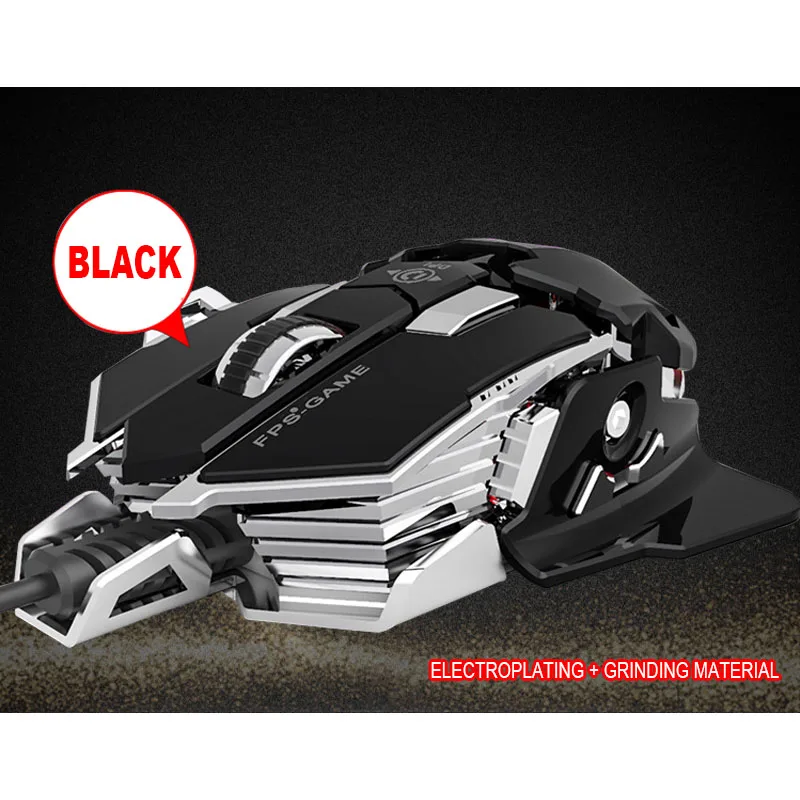 Usb игровая мышь Souris для компьютера ноутбука Maus Gamer игры Muis проводные мыши проводной Filaire эргономичный Rgb Myszka Raton Ordenador - Цвет: Black mouse M2