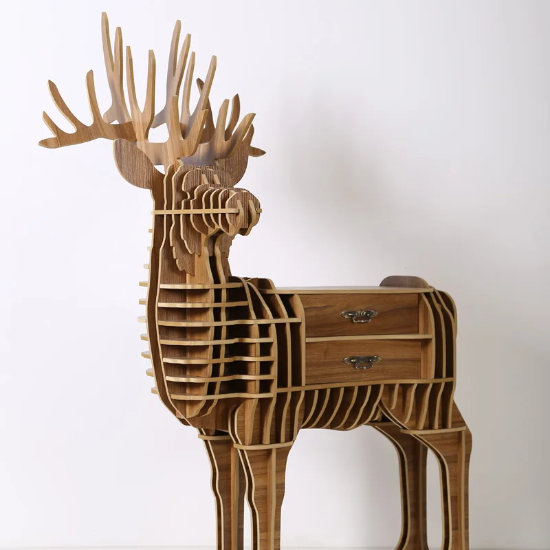 High-end 9mm Deer Drawer Desk Wood Deer Table Furniture Brand New TM002M High-end 9mm Deer Drawer Desk Wood Deer Table Furniture Brand New TM002M