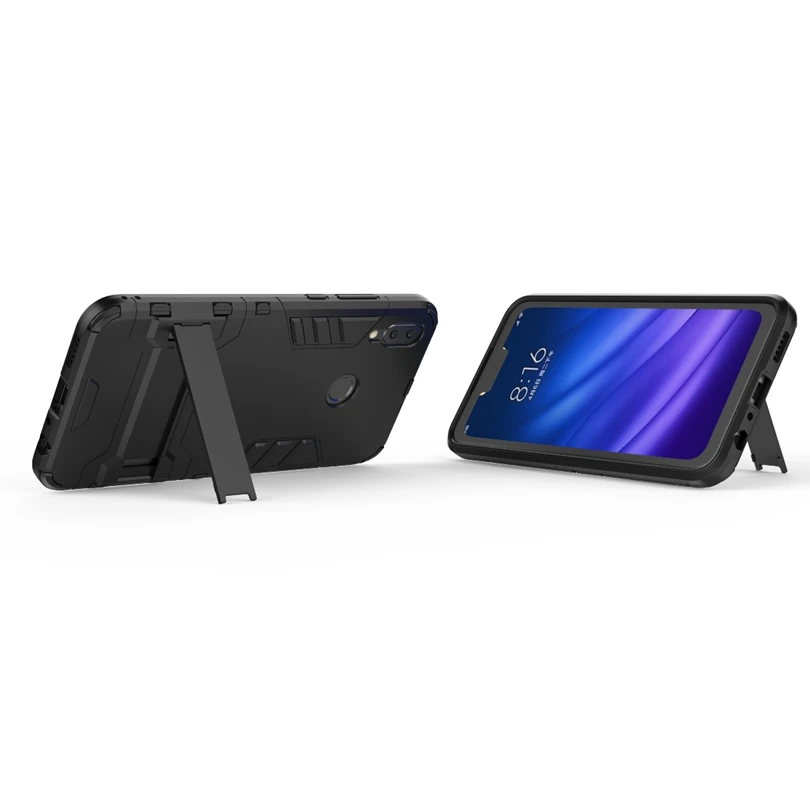 Для Huawei Y9 2019/Enjoy 9 Plus ударопрочный робот Броня гибридная резина силикон чехол для