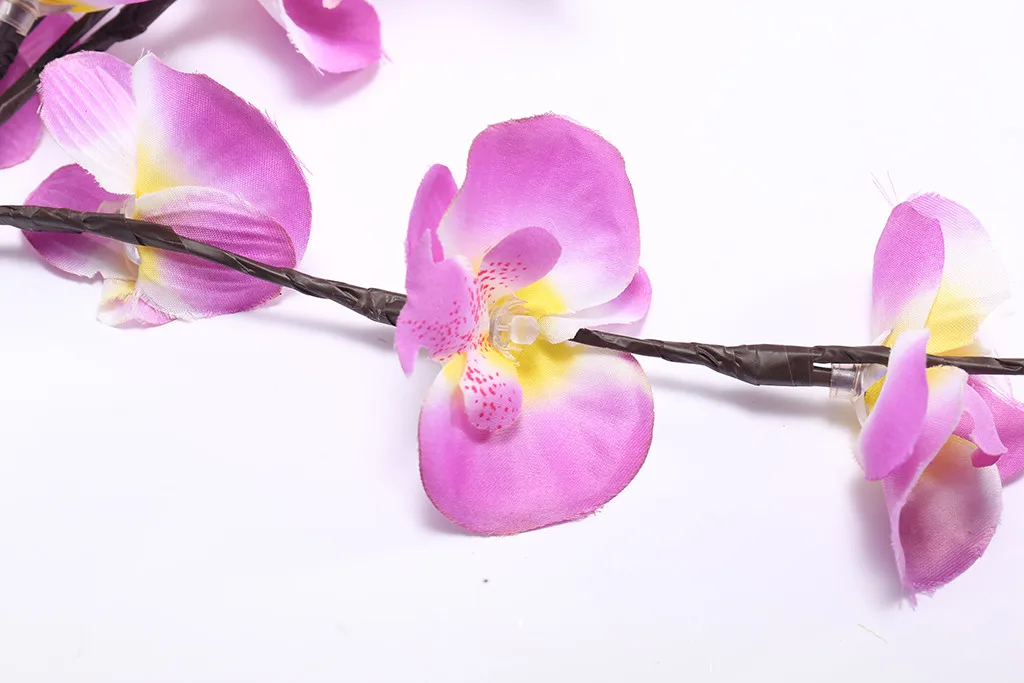 HAMBODER Phalaenopsis ветка дерева свет подсветка в виде цветов Искусственный Цветы Сад Декоративная гирлянда декоративный светодиодный фонарь для дома фея