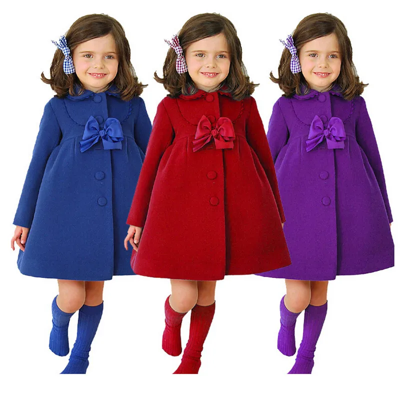 

New Fashion Chidren Winter Warm Cotton Outwear&Coat,Baby Girls Korean Cartoon Long Sleeve Coat,Kids Winter Warm Clothing(3Color)
