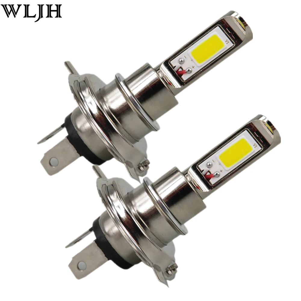 

WLJH 2x Xenon White 30W Led H4 H7 H8 H11 9005 9006 Led COB Chip Auto Motor Headlights Driving DRL Bulb Fog Lights Lamp for Cars