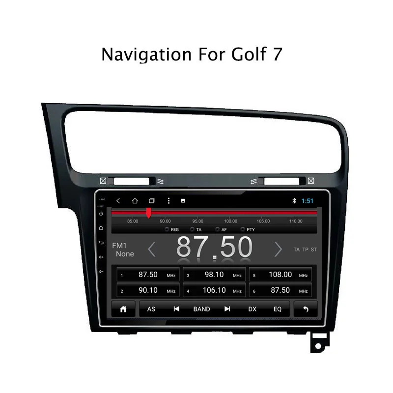 Clearance NAVITOPIA 10.1inch 2G RAM 32G ROM Android 8.1 Vehicle Car DVD Multimedia GPS Navigation for VW Golf 7 2014 2015 2016 2017 2018 1