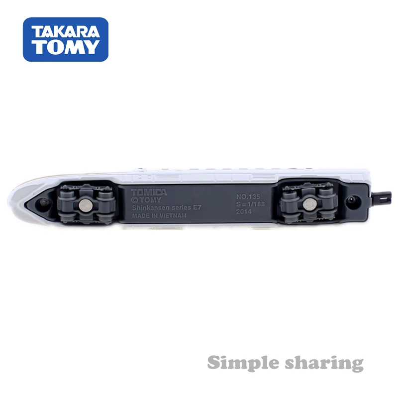 TAKARA TOMY TOMICA № 135 E7 Синкансэн TM135A модель поезда комплект 1: 188 литой миниатюрный