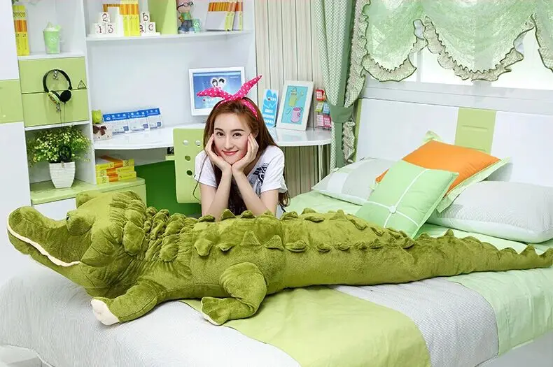 huge lovely simulaiton plush crocodile toy creative pillow gift about 200cm 0387 | Игрушки и хобби